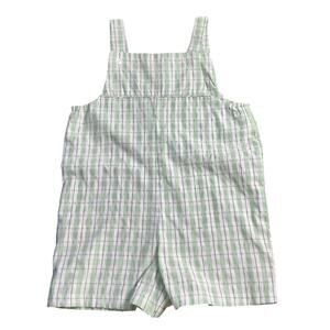 Little English Green Plaid Jon‎ Jon size 3T